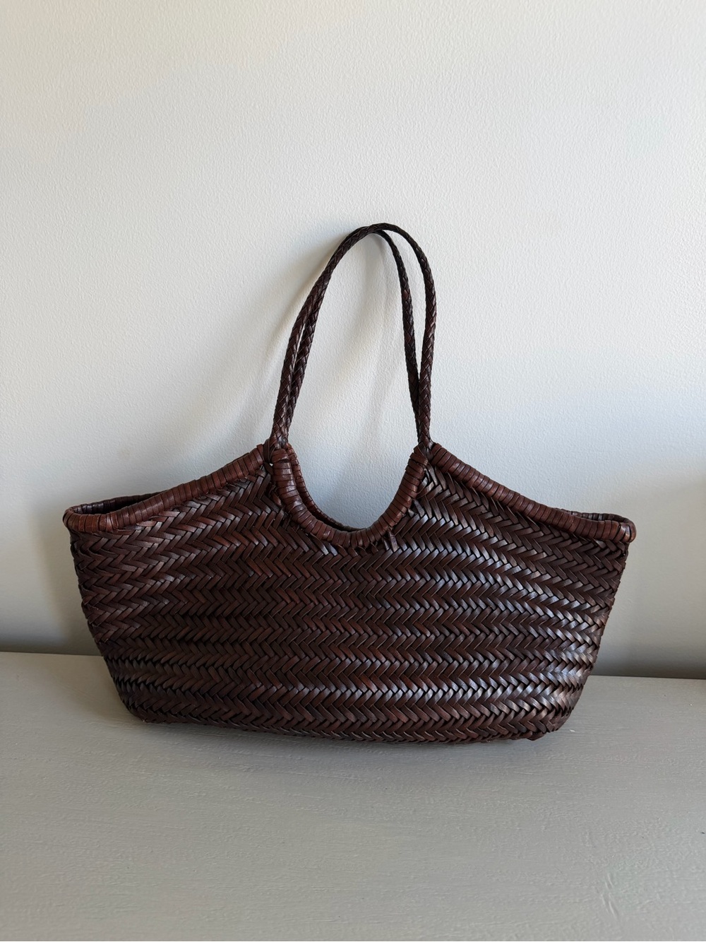 Dragon Diffusion Brown Nantucket Large Basket